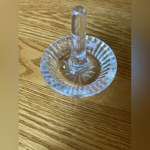 Waterford Ring Holder. No call outs. 3” in diameter, 3.25” high.